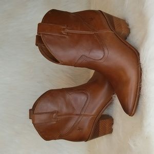 Frye Brown Ankle Boots